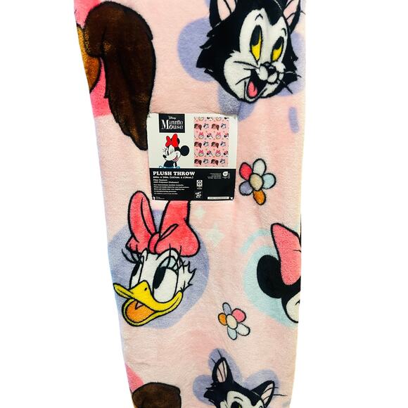 Minnie Mouse large Easter bundle with 50x70 pink soft throw, medium Minnie plush - Picture 2 of 7